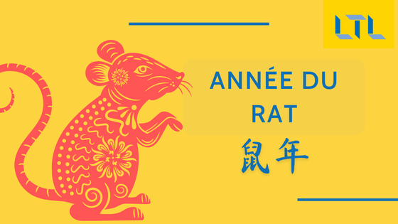 Fève Céramique - Le Rat - Série Zodiaque Chinois (Ref. 5399)